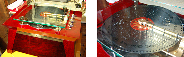 ディスク交換が可能なオルゴール