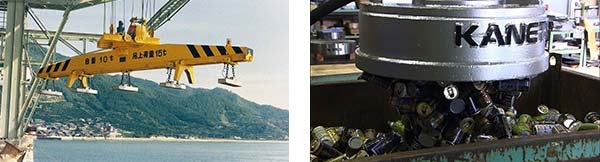 造船吊り上げ・鉄くず持ち上げる