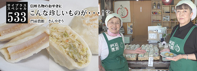 [サイプラススペシャル]533 こんな珍しいものが・・・！？ 信州名物のおやきに