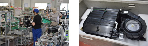 製造ライン 部品アップ