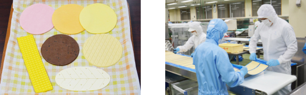 製品生地・工場内