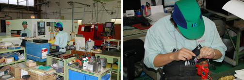 工場内／加工風景