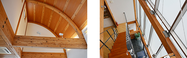 吹き抜け・階段