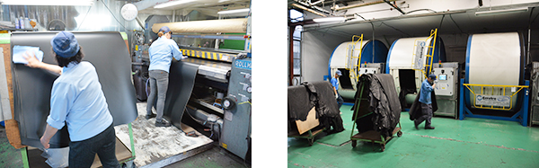 製造工程　大型ドラム