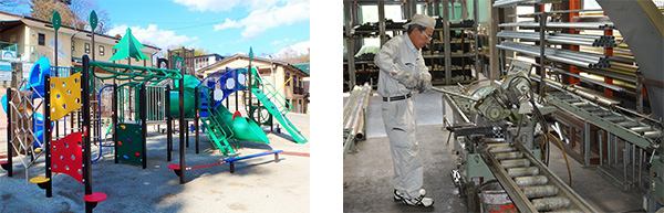 複合写真（レジャーランド）作業写真