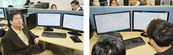 小山准教授 - 道路完成後の交通量の予測 -