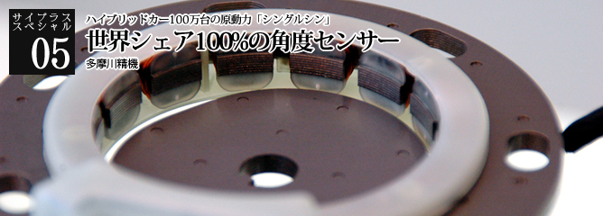 [サイプラススペシャル]05 世界シェア100%の角度センサー ハイブリッドカー100万台の原動力「シングルシン」